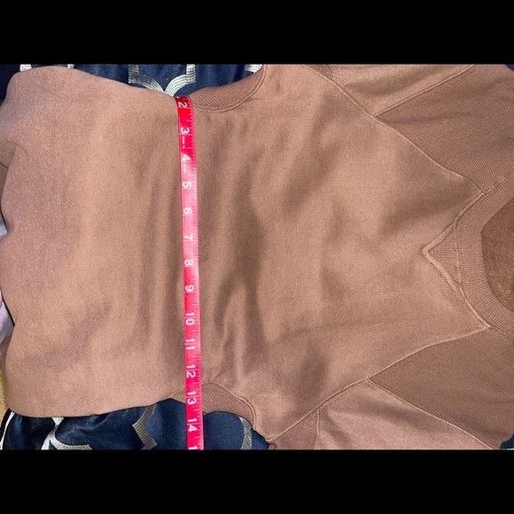 JLUXLABEL brown French crew neck knit dress - Picture 8 of 8